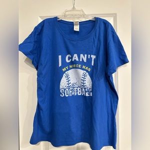 I Can’t My Niece Has Softball Shirt